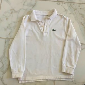 Lacoste long sleeve, white